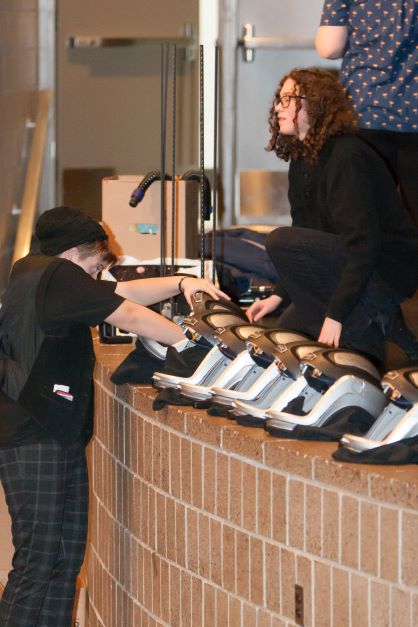 Techies Preparing Helmets